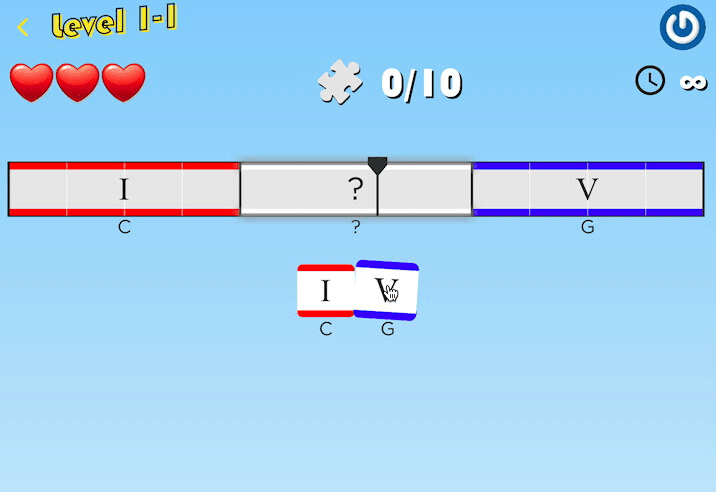 Chord Crush Drag gameplay